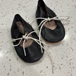 Piper Finn - BLACK - LACE-UP MARY JANE - SOFT SOLE  Shoes - Baby Girl Size 3